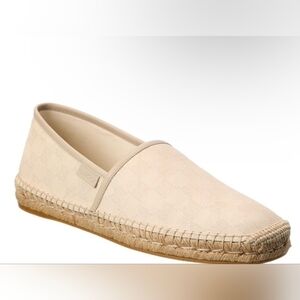 🫟 GUCCI - NWT GG Logo Beige Espadrille, EU 41